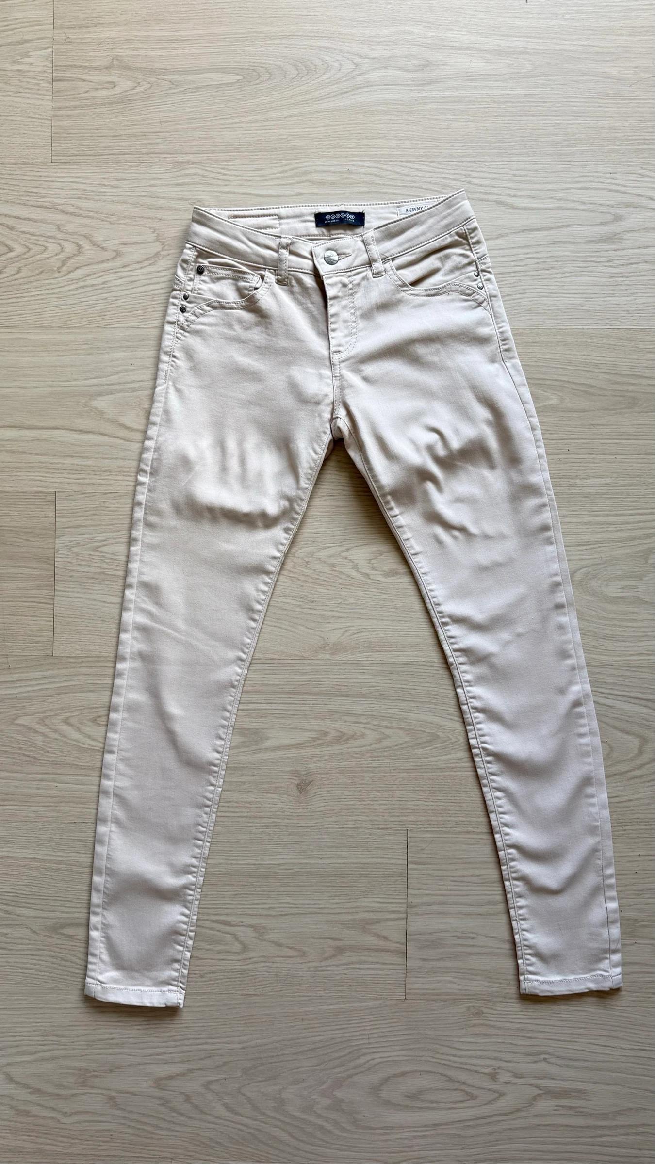Calça slim skinny bege Bonobo tamanho 34 XS – photo 10
